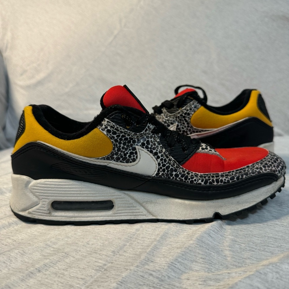 Nike Women's Sneakers - Red, Yellow, Black, White